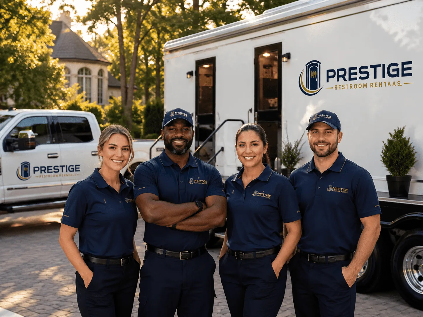 Trusted Luxury Portable Restrooms company in Farnhamville, IA
